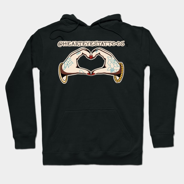 Hands Hoodie by Heart Eyes Tattoos